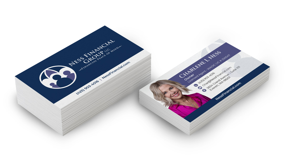 Ness Financial Group Business Cards