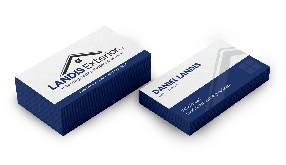 Landis Exterior Business Cards